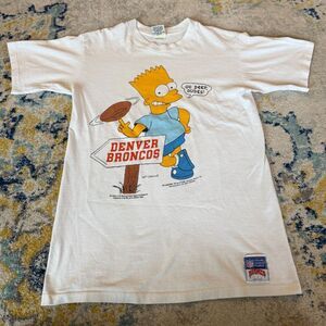 Vintage Denver Broncos Bart Simpson Tee